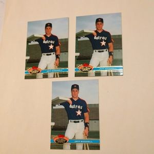 🩸SALE🩸 (3 cards ) 1991 Topps Stadium Club - Jeff Bagwell (388)/Rookie Card.